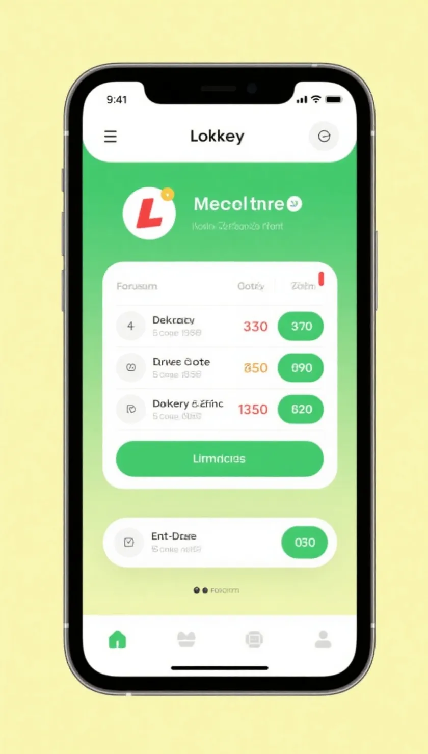 开奖列表界面预览